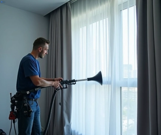 Professional drapes cleaning process tools Matty Curtain Cleaning alfredton-vic